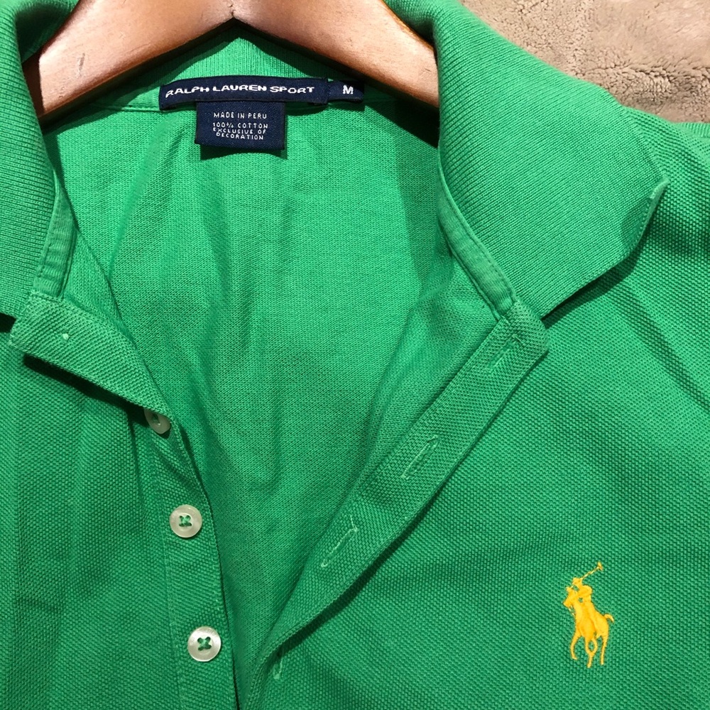 Green cotton Ralph Lauren dress